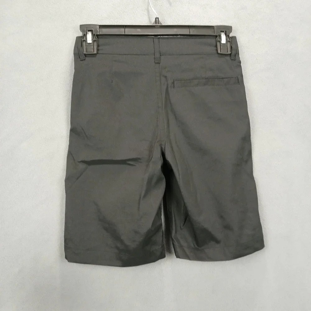 Old Navy‎ Chino Shorts Boys 8 Black Stretch Flat Front Golf Tennis Resort Wear
